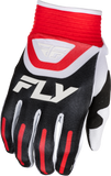 Fly Racing - Youth F-16 Gloves Black/Red/White Ym - 378-910YM