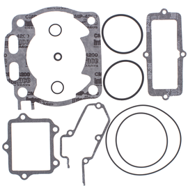 Vertex Top End Gaskets 681-0670 for engine sealing, showing close-up of gasket set with detailed rubber seals and metal components.