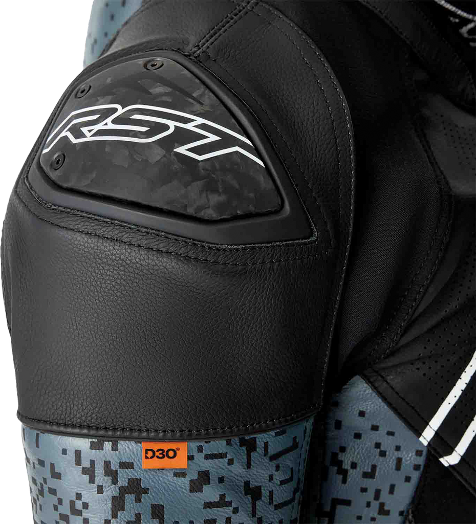 Ps Supersport K D3o Jacket Grey/Black Leather 2x