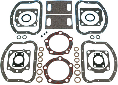 James Gasket top end Panhead gasket kit with seals and gaskets for motorcycle engine rebuild, part number 17034-48.