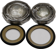 Load image into Gallery viewer, All Balls steering bearing and seal kit 22-2037 with bearings and seals for steering components, arranged on a clean surface.