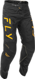 Fly Racing - Kinetic Center Pants Black/Gold Sz 36 - 378-53036