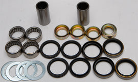 All Balls swingarm bearing kit 22-81087 for motorcycle suspension, showing metal bearings and components on a neutral background.