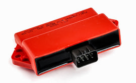 Ricks Motorsport Electric CDI box 27-15427, an electrical component with black plastic casing and wiring for motorcycle ignition systems