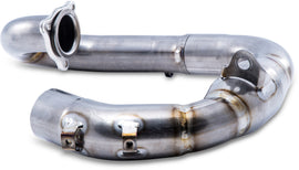 FMF Racing Megabomb HDR exhaust system for Yamaha YZ450F motorcycle, shown in black with mounting hardware.