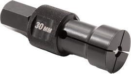 Motion Pro 30mm collet replacement tool, used for motorcycle or machinery maintenance, shown in close-up view.