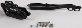 Acerbis Guide/Slider Kit 2.0 in black installed on a Honda CRF250 dirt bike, showing the protective frame sliders.