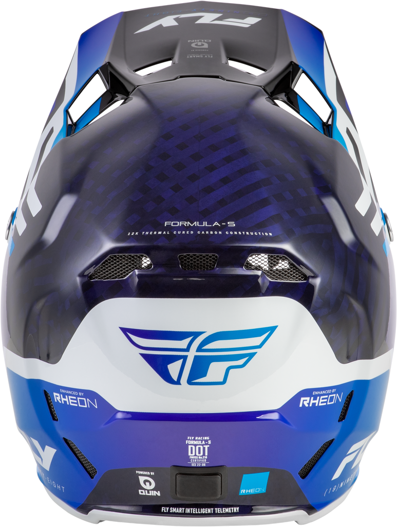 Formula S Carbon Byte Helmet Blue Carbon/Blue/White Xs
