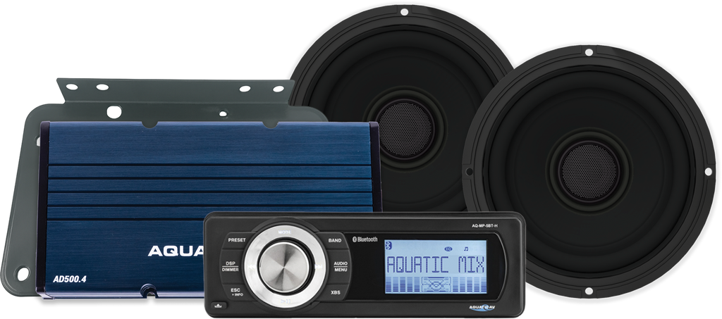 Aquatic AV Classic Package filter for model 94-1527, audio/visual communication component, with visible connectors and packaging.