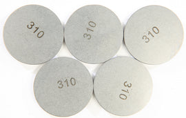 K&L Engine valve shims, 3.10mm x 29mm, set of 5, used for adjusting engine valve clearance, with part number 113-7657