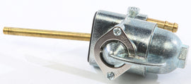 K&L Fuel Petcock Assembly 118-4129 for motorcycle fuel system, showing the black metal petcock with inlet and outlet ports