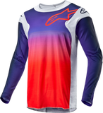 alpine star - Racer Hoen Jersey Light Grey/Hot Orange/Black Xl - 482-2437X