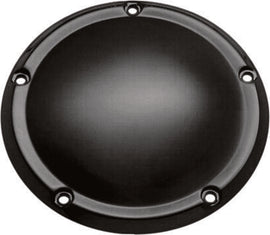 HardDrive Satin Black Derby Cover for Big Twin clutch, smooth finish, fits 1999-2016 Harley-Davidson motorcycles
