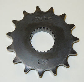 Sunstar Off Road 15-tooth front CS sprocket for Yamaha 428 chain, durable metal gear for dirt bike performance.