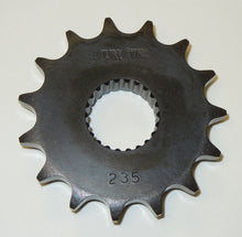 Load image into Gallery viewer, Sunstar front CS sprocket 15T for Yamaha off-road bikes, 428 chain compatibility, durable motorcycle sprocket in metallic finish.