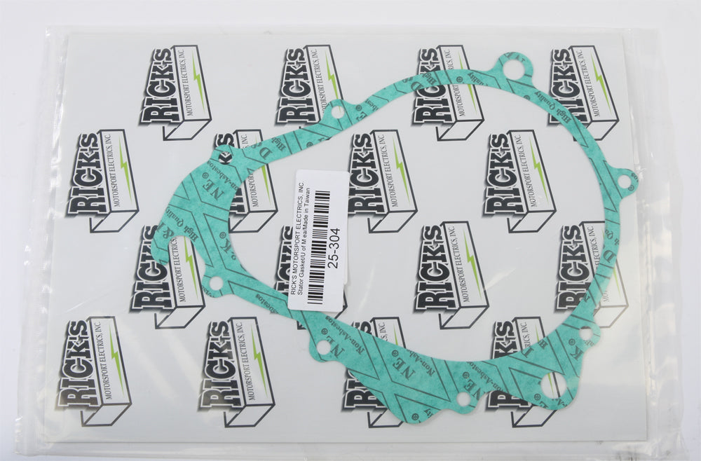 Ricks Motorsport Electric stator cover gasket for motorcycle engine, featuring a durable seal and precise fit.
