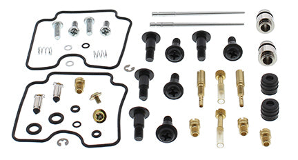 All Balls Bike Carburetor Rebuild Kit 226-1661 for intake, carburetor, and fuel system with various gaskets and components.