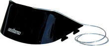 Load image into Gallery viewer, Holeshot Goochi Trim Kit Chrome windshield for motorcycle, showing shiny chrome finish and mounting edges.
