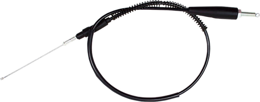 Motion Pro Black Vinyl Throttle Cable 70-3211 for motorcycle or ATV control lines, showcasing durable black vinyl exterior.