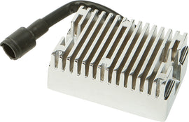 HardDrive Chrome XL electrical regulator for Honda 82-84, OEM part number 74504-82, in a close-up view.