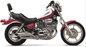 Blvd Slashcut Slip On Chrome Yam Virago 750/1100 84 99