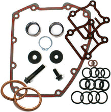 Load image into Gallery viewer, Feuling engine camshaft install kit with chain drive components, including sprockets and timing chain, for engine performance upgrade.