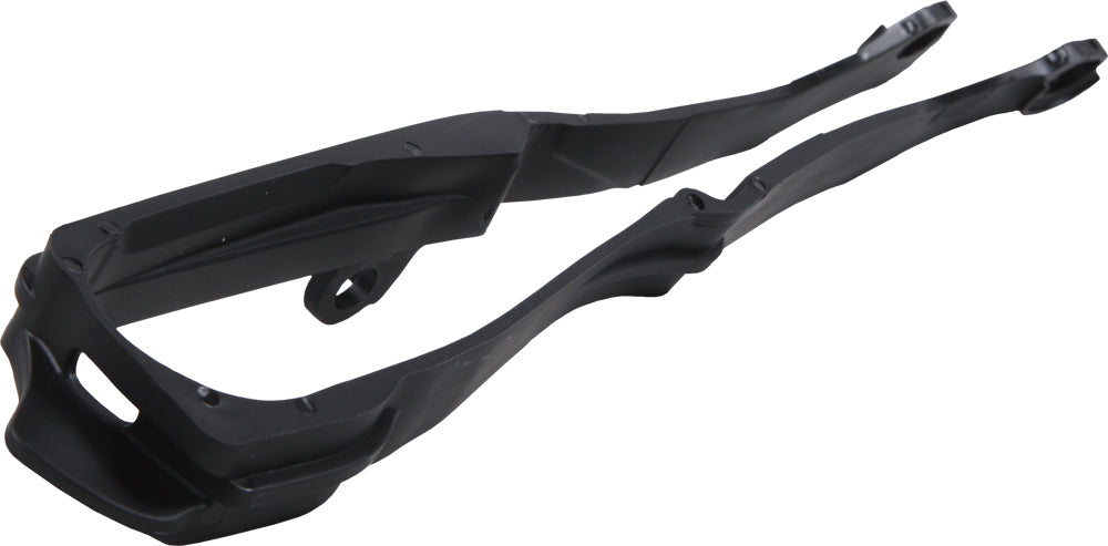 Polisport Plastics black drive chain slider for bicycles, part number 64-0153, shown on a bike drivetrain.