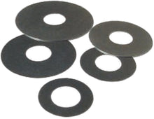 Load image into Gallery viewer, Fox 10-pack suspension valve disc with 1.600-inch outer diameter and 0.504-inch inner diameter, suitable for Fox suspension systems.