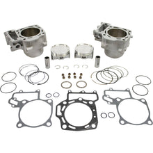 Load image into Gallery viewer, Cylinder Works engine cylinder kit with honed finish and 8.8:1 compression ratio, featuring detailed machining and branding.
