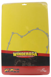 Vertex clutch cover gasket for Kawasaki motorcycle, showing the inner seal and gasket material on a plain background.