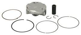 Vertex forged piston kit with 78.96mm bore, high compression ratio, and honing marks, designed for engine rebuilds.
