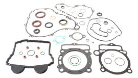 Vertex Complete Gasket Set with Oil Seals, showing assembled gaskets and seals for engine maintenance.