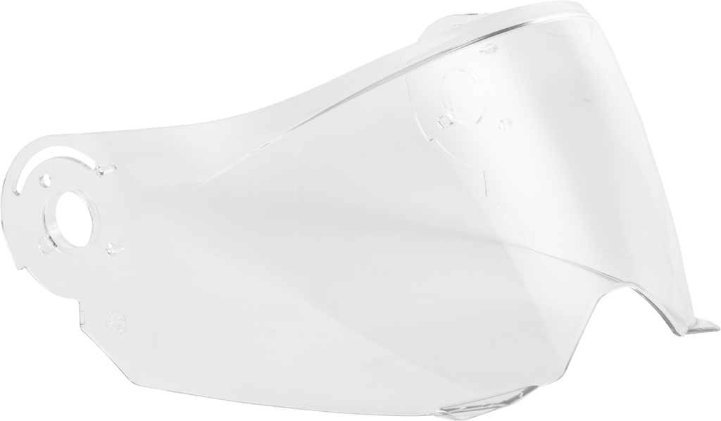 Fly Racing Odyssey Shield Clear 73-89100 helmet face shield, transparent lens with mounting hardware for motorcycle helmets.