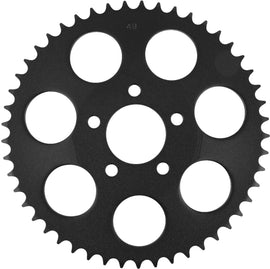 HardDrive textured black RR sprocket with dished 49T for Big Twin models, featuring a 00-13 fit and 820-51221 part number.