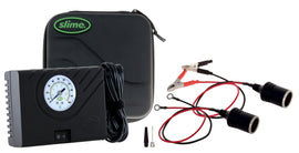 Slime Power Sports Inflator G2 tire inflator with digital gauge and hose, designed for bike and ATV tires.