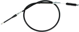 Motion Pro black vinyl clutch cable 70-3187 for motorcycles, showing the cable with black vinyl outer sheath and metal fittings.