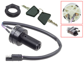 SP1 ignition switch AC 27-0159 showing the black switch with metal contacts and wiring terminals for vehicle ignition systems.