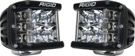 Pair of RIGID Industries D-Ss Series Pro Spot Standard Mount LED lights for vehicle illumination, with black metal housing and mounting brackets.