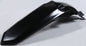 Black Polisport Plastics rear fender for Yamaha YZ250 motocross bike, part number 64-5654, shown on the motorcycle.