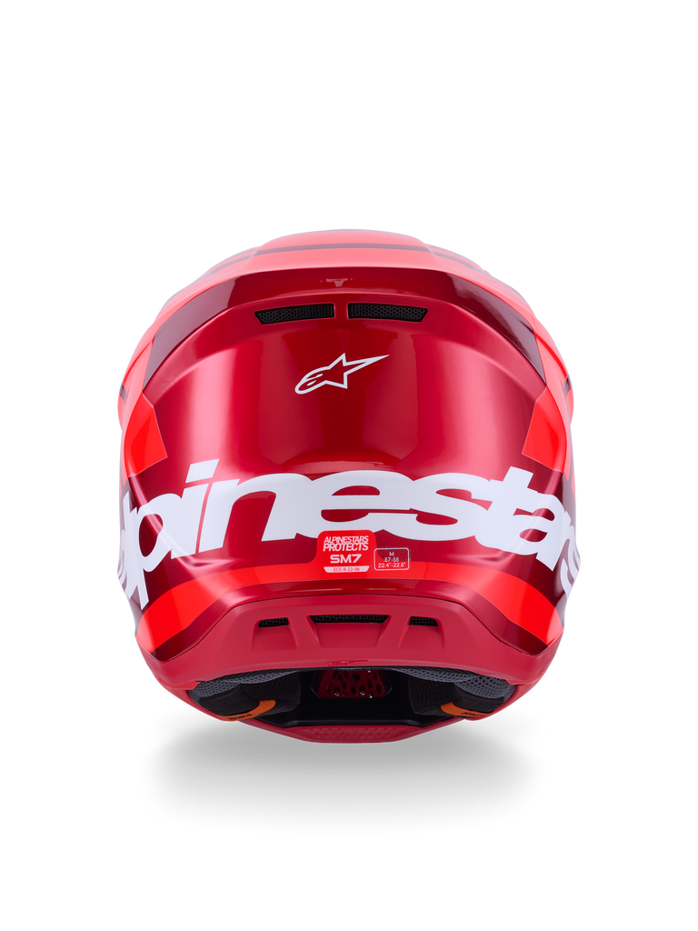Sm7 Core Helmet Red Glossy Md