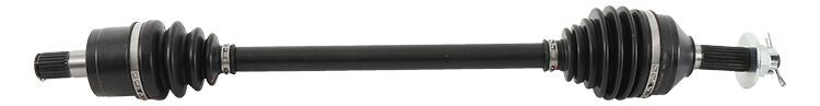 All Balls 8 Ball Extreme Axle Front Drive component showing the black metal axle with mounting points for motorcycle or ATV.