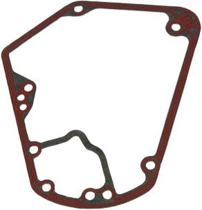 James Gasket metal core cam cover gasket for early Evo 1 engine, shown in a close-up image of the seal's details.