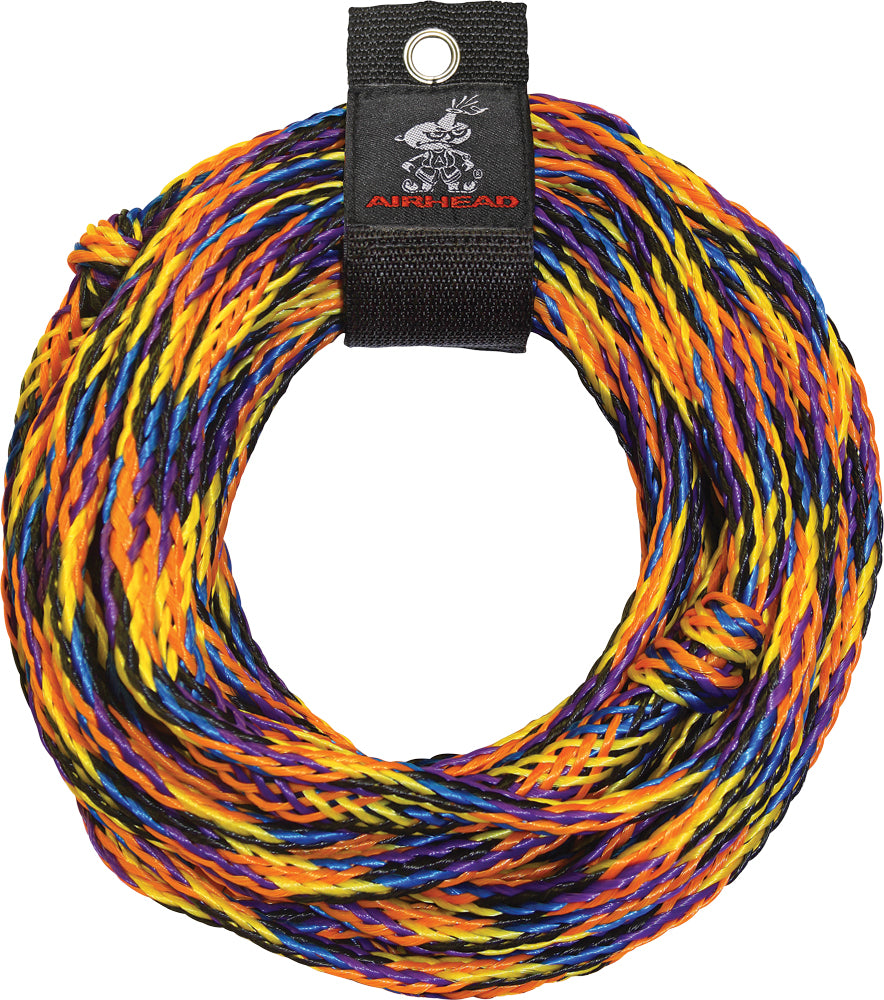 Kwik Tek Dlx 2 Rider Tube Rope, durable water sports accessory with sturdy handles for towing inflatable tubes.