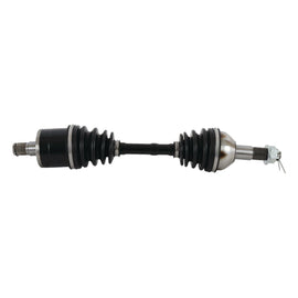 All Balls drive axle 536-0009, automotive replacement part, showing the metal shaft with rubber boot and mounting components.