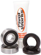 Pivot Works front wheel bearing kit 52-0485 for drive applications, featuring metal bearings and seals in a compact set.