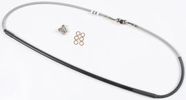GALFER steel brake line for front Honda models, featuring durable construction and precise fit for enhanced braking performance.