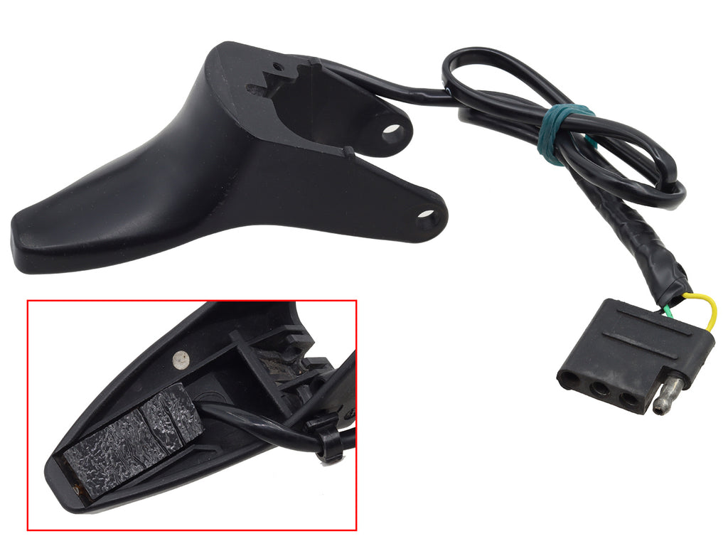 SP1 throttle lever with thumb warmer for A/C vehicles, featuring ergonomic design and durable metal construction.