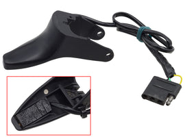 SP1 throttle lever with thumb warmer for A/C vehicles, featuring ergonomic design and durable metal construction.