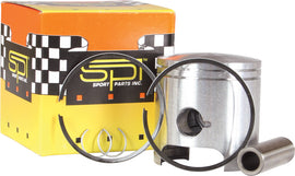 SP1 piston rings for Spi pistons, part number 54-727RS, showing shiny metal piston ring components with detailed grooves