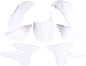 Polisport Plastics white plastic body kit for motorcycles, part number 64-90648, shown on a vehicle in the image.